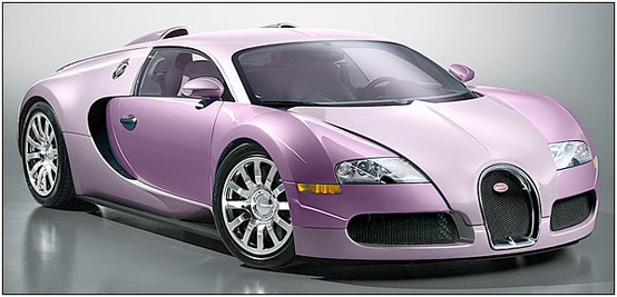 Photo:  pink Bugatti Veyron 16.4 